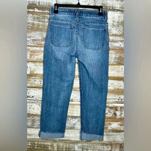 Wit and wisdom women's elastic waist band blue jeans 00 - Picture 2 of 2